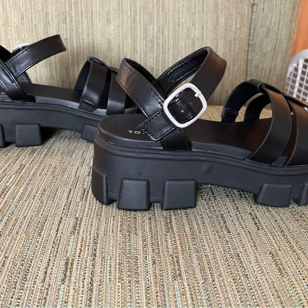 Torrid Lug Fisherman Block Heel Sandal.